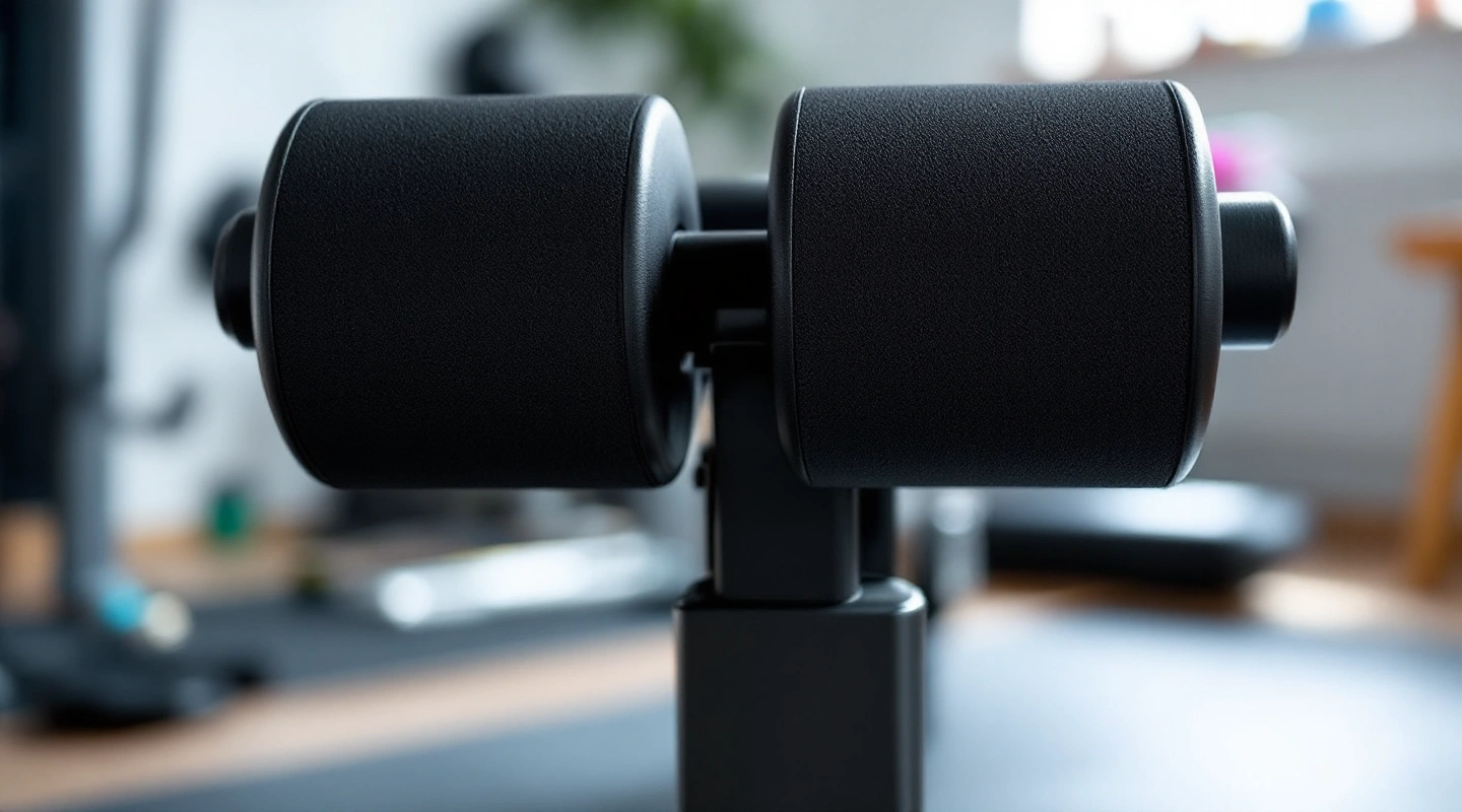 A sit-up bench's leg-roller pads